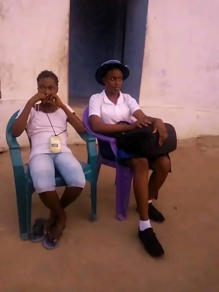 Elizabeth Turay and Christiana Kannah